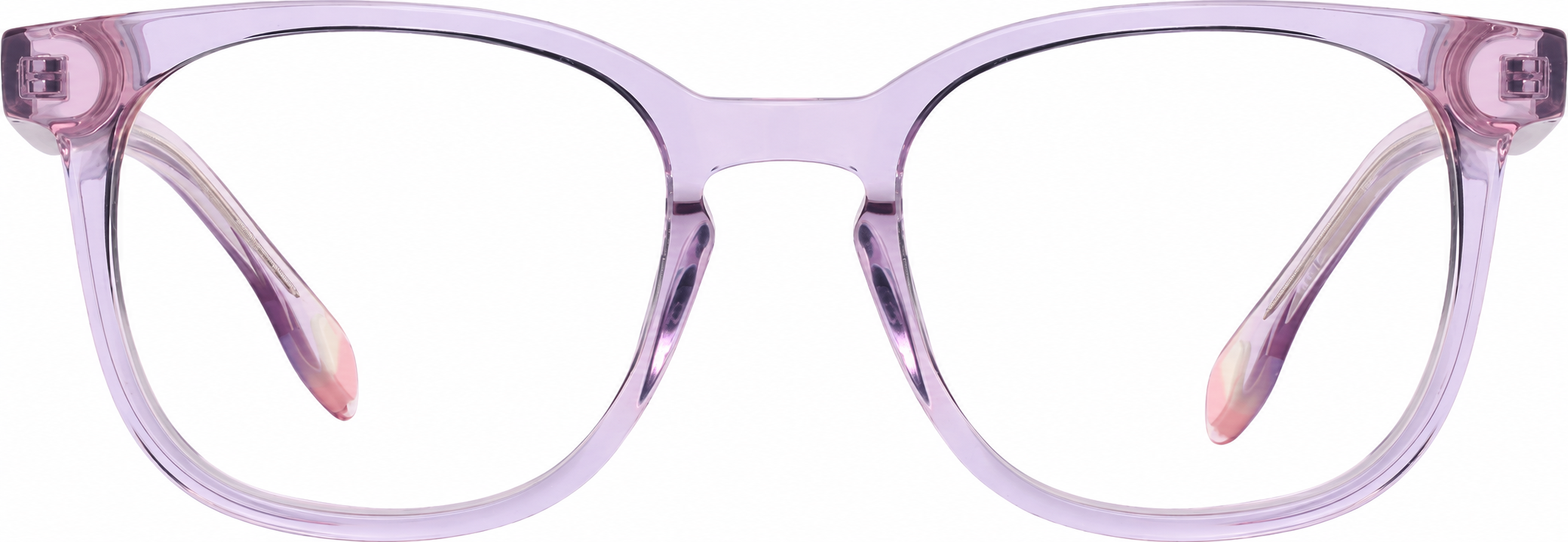 Purple Kids' Square Glasses · Purple · reference