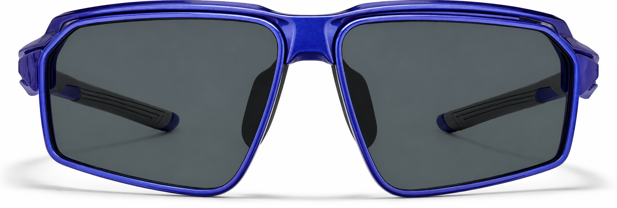 Blue with Gray Lens Active Wrap-Around Sunglasses · Blue with Gray Lens · reference
