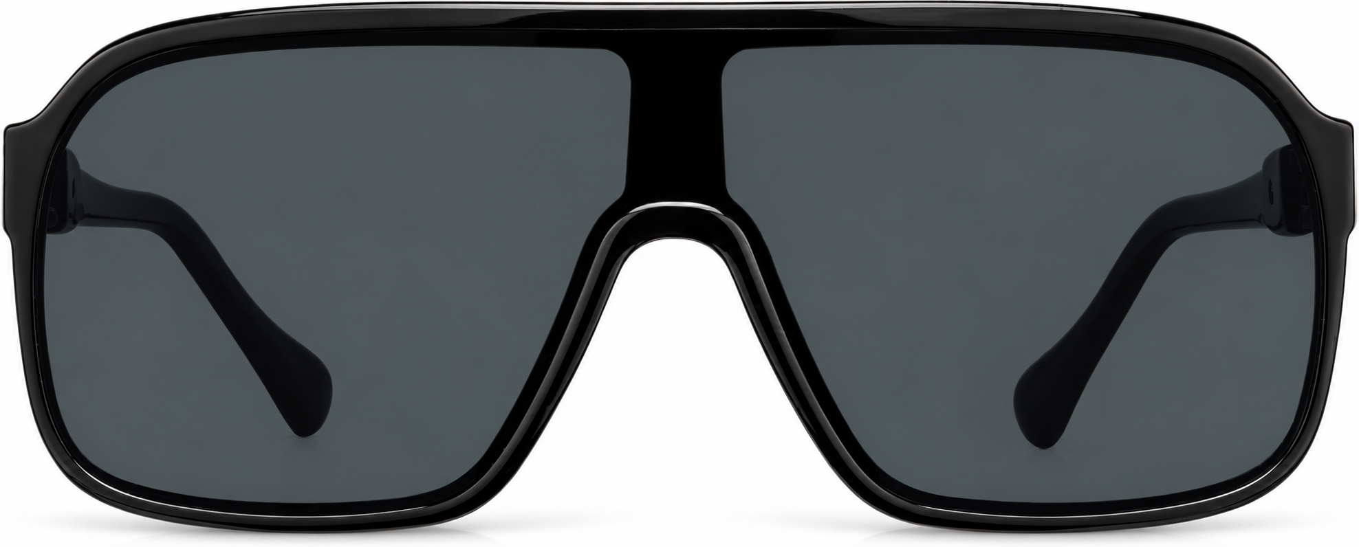 Black Wrap-Around Sunglasses · Black · reference