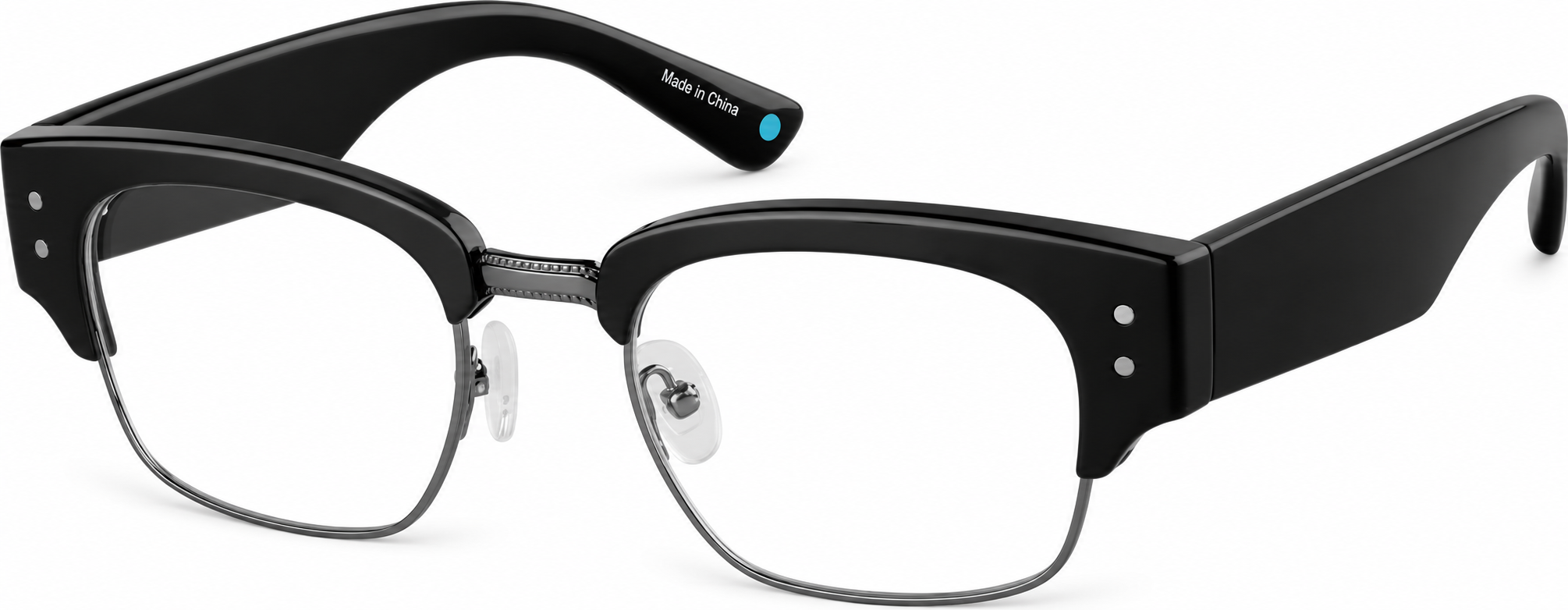 Browline Glasses · Black · reference