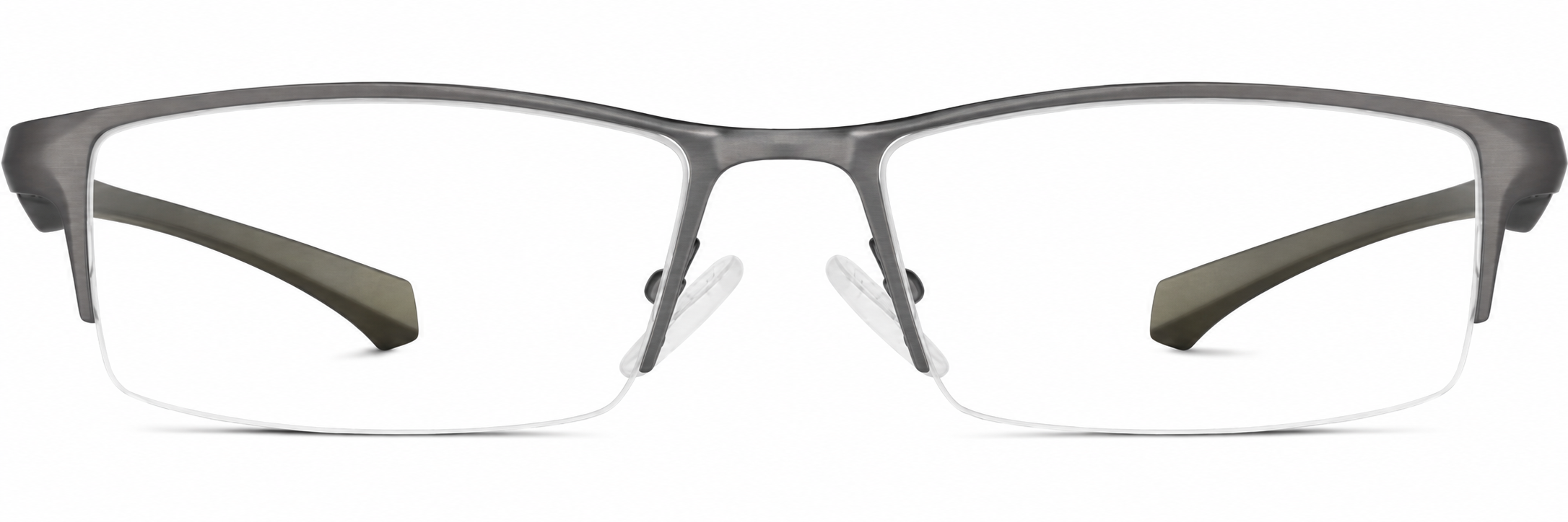 Gray Rectangle Glasses · Gray · reference