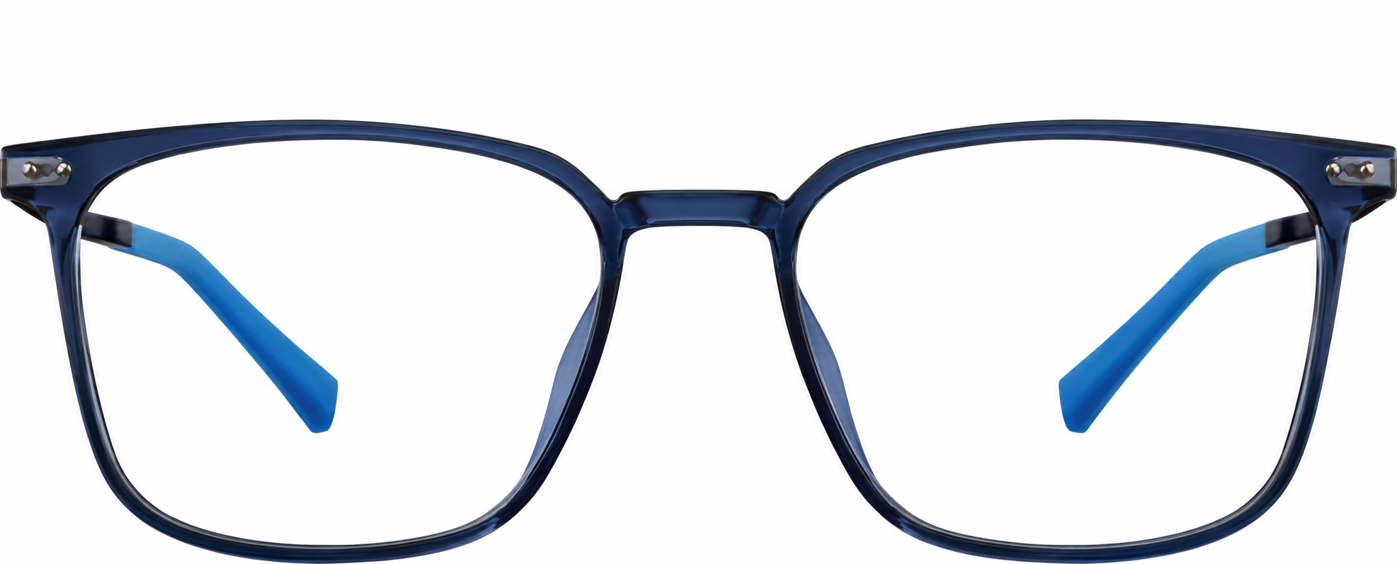 Navy Square Glasses · Navy · reference