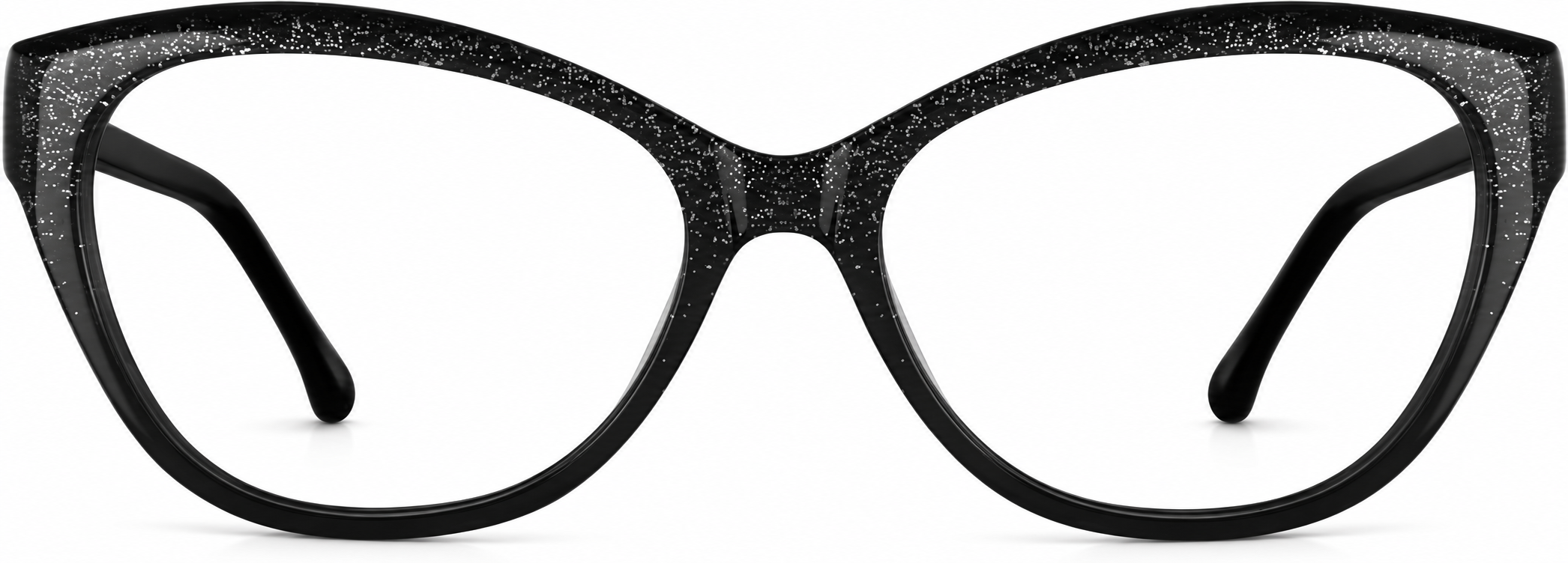 Black Cat-Eye Glasses · Black · reference