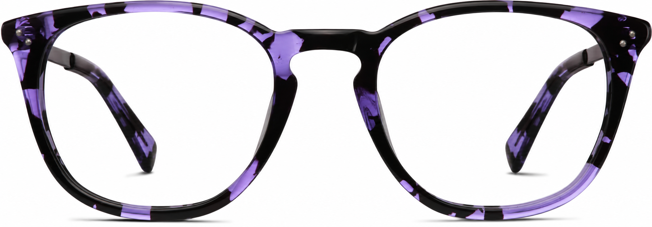 Purple Square Glasses · Purple · reference