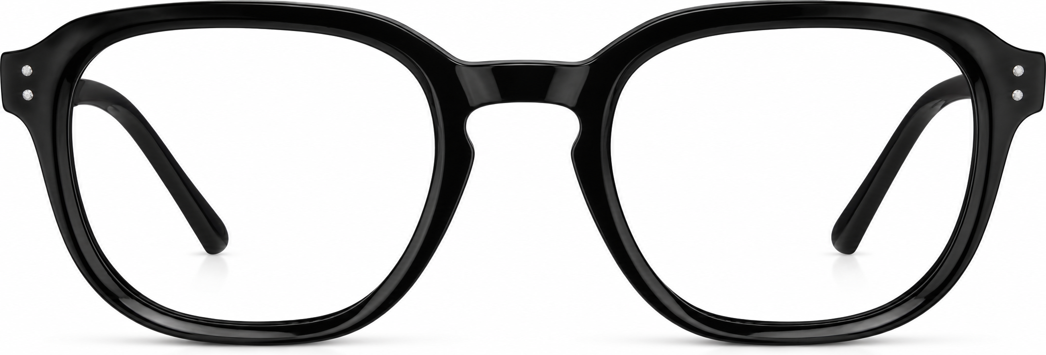 Black Square Glasses · Black · reference