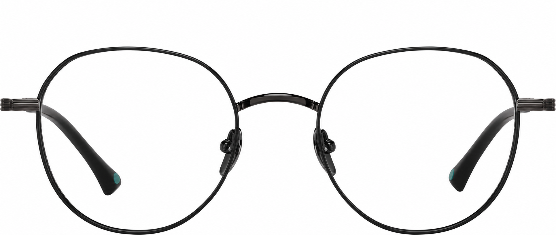 Black Round Glasses · Black · reference