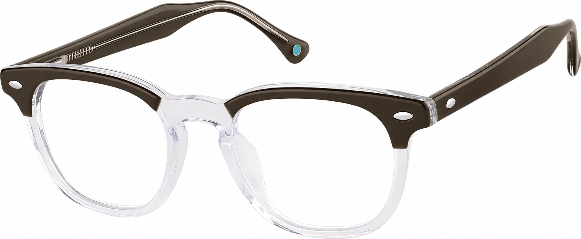 Brown Square Glasses · Brown · reference