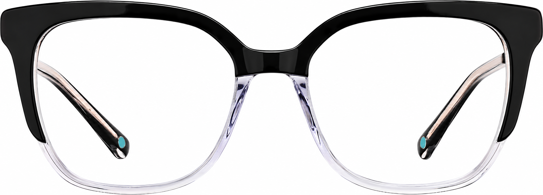 Black Square Glasses · Black · reference