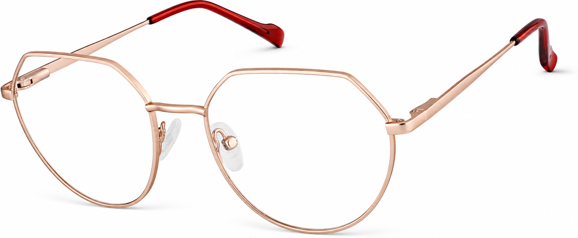 Rose Gold Geometric Glasses · Rose Gold · reference