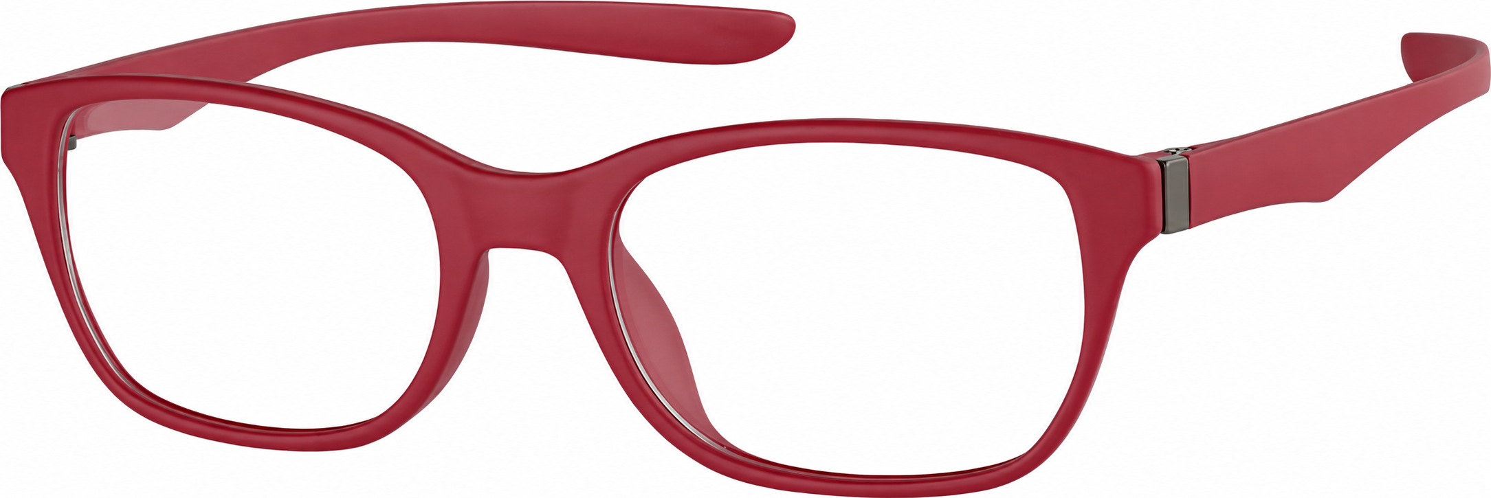 Red Kids' OptiFlex® Rectangle Glasses · Red · reference