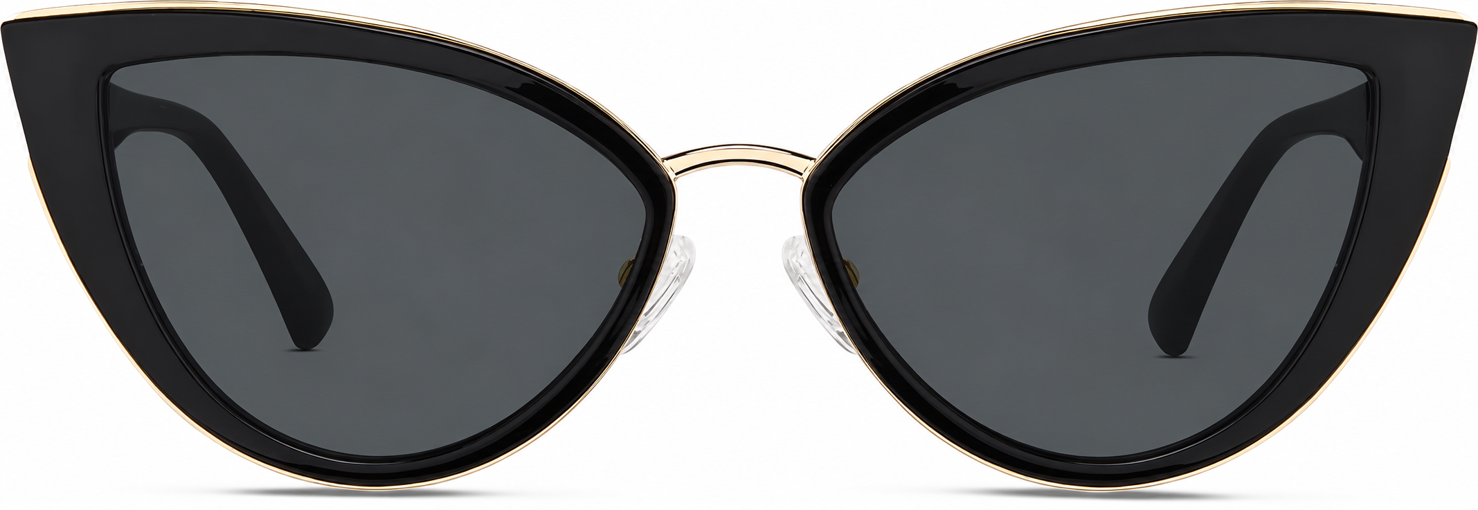 Black Cat-Eye Sunglasses · Black · reference