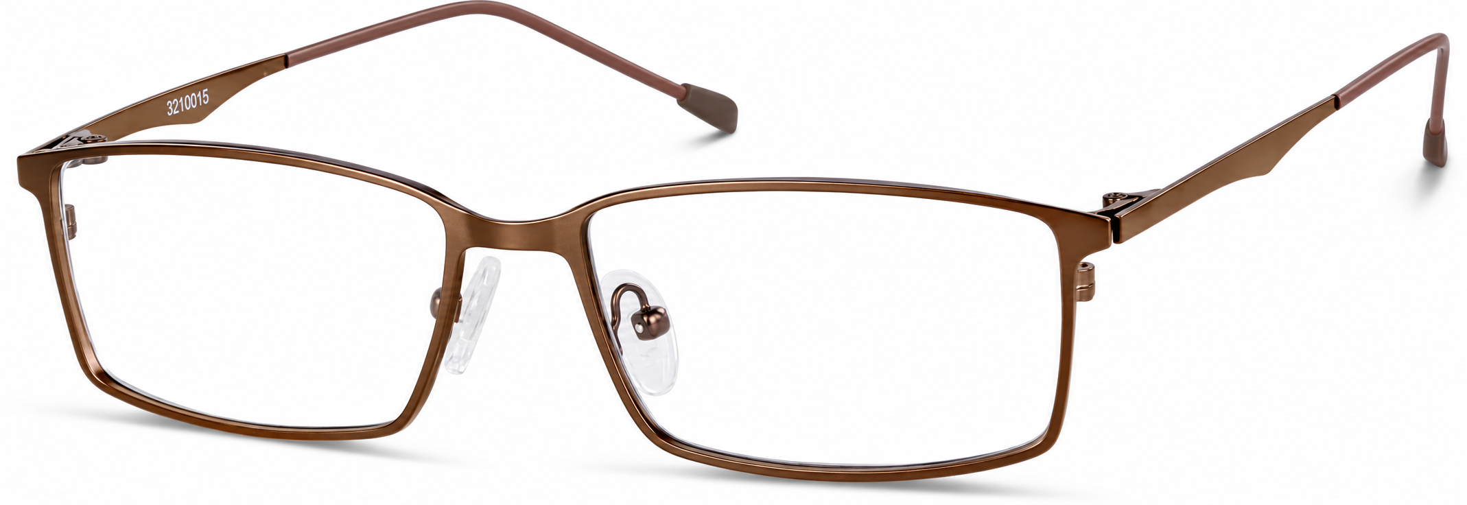 Brown Rectangle Glasses · Brown · reference
