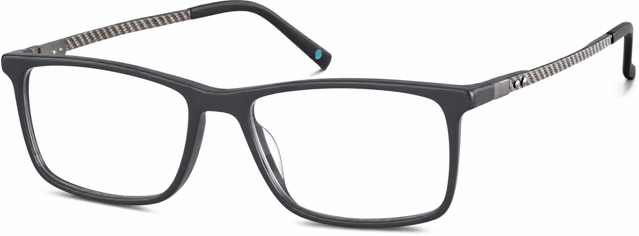 Gray Rectangle Glasses · Gray · reference