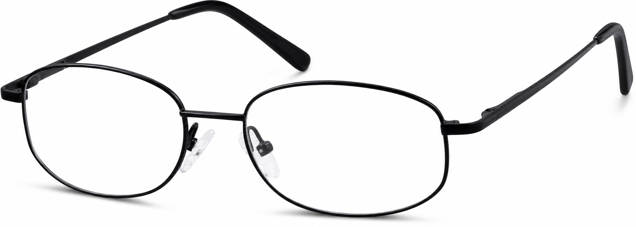 Black Rectangle Glasses · Black · reference