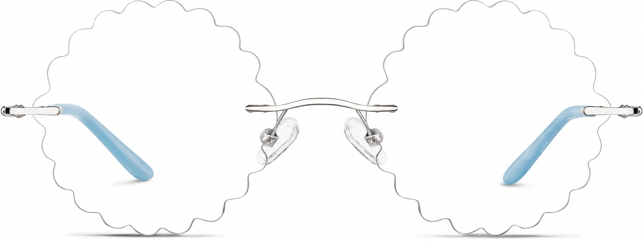 Silver Rimless Glasses · Silver · reference