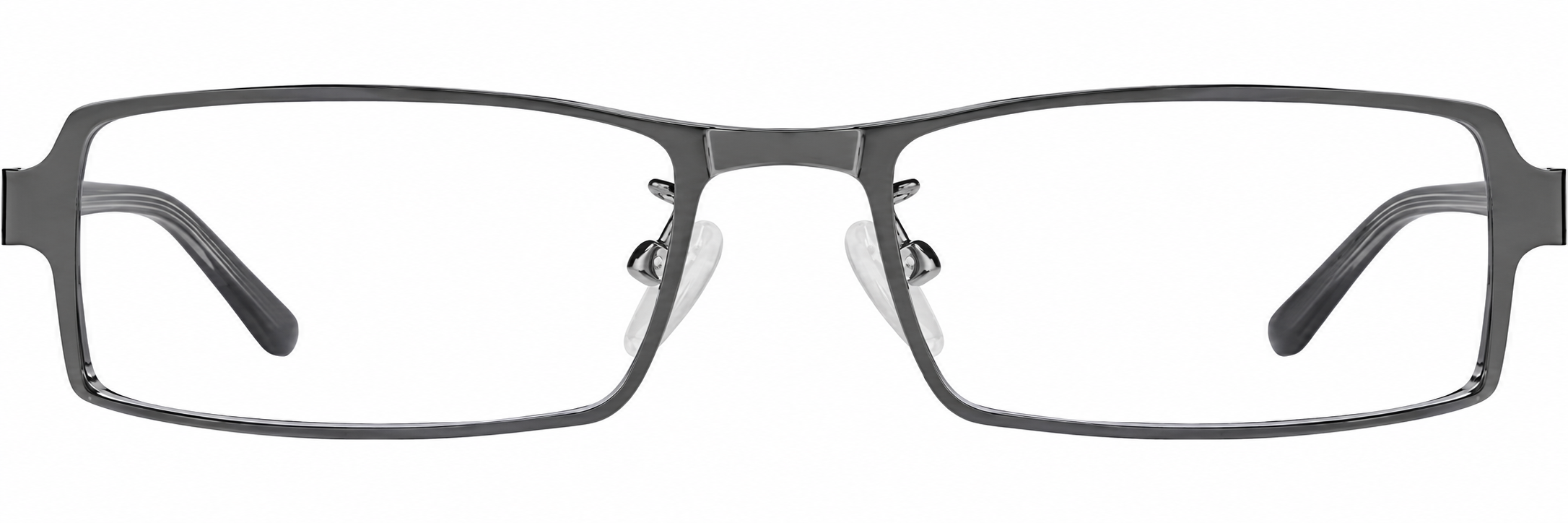 Gray Rectangle Glasses · Gray · reference
