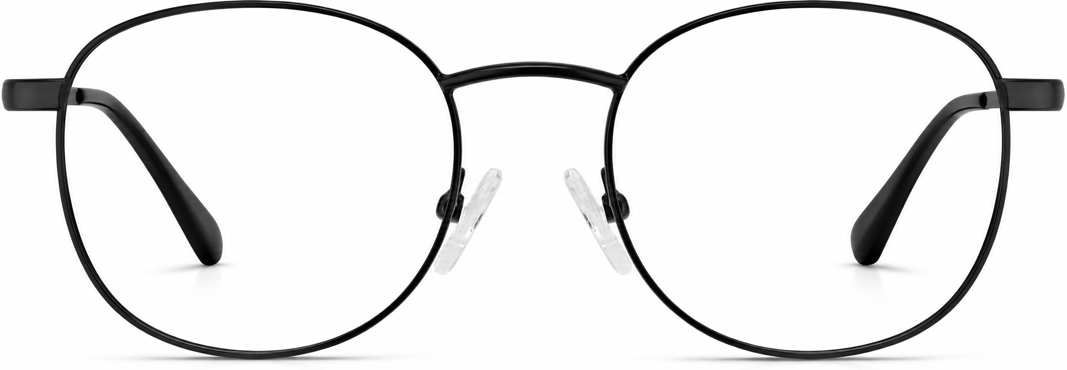 Black Round Glasses · Black · reference