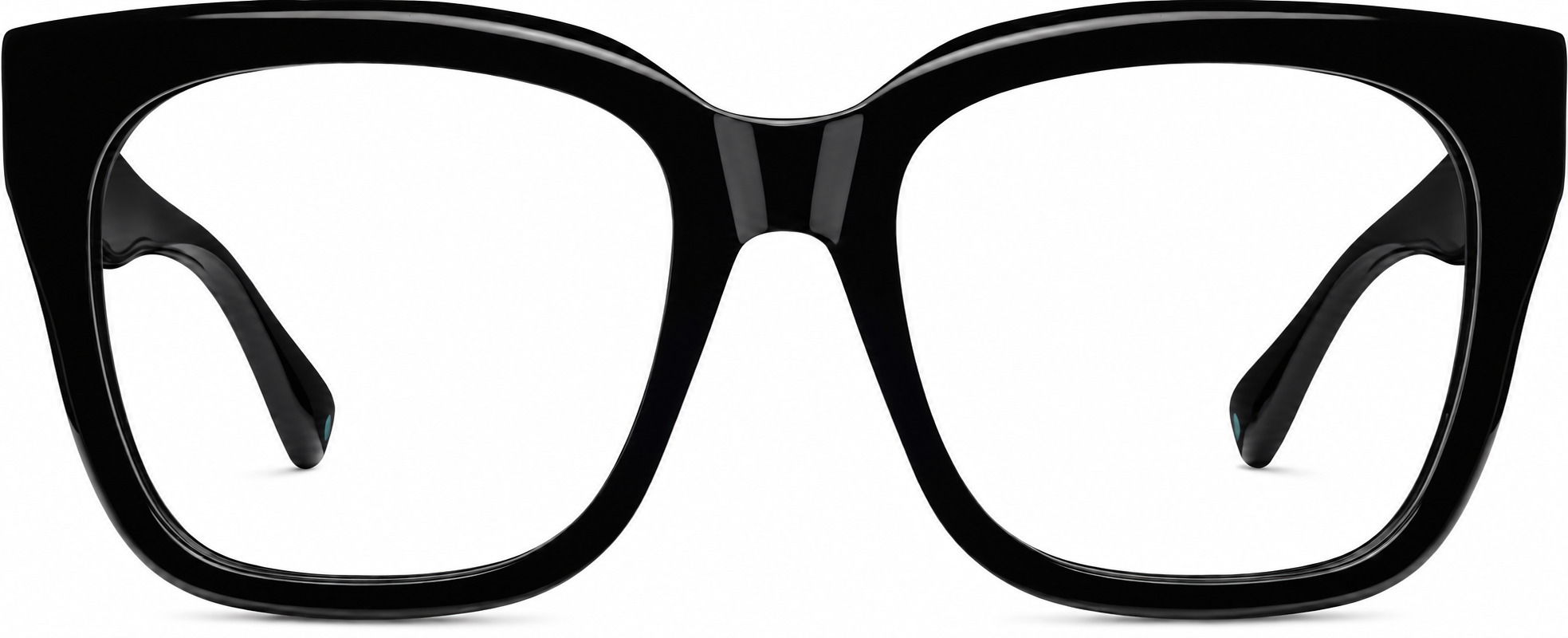 Black Square Glasses · Black · reference