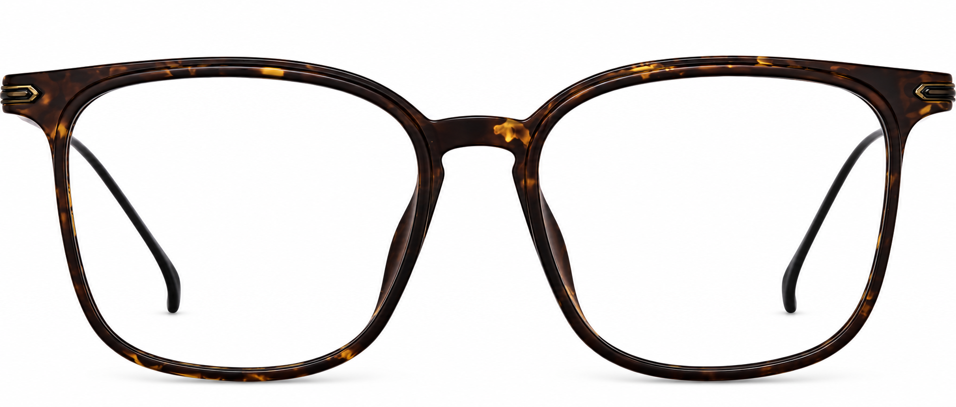Tortoiseshell Lightweight Square Glasses · Tortoiseshell · reference