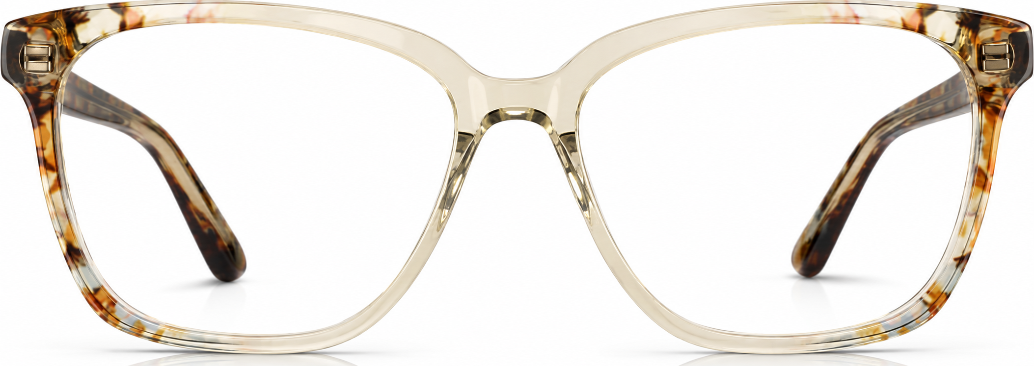 Beige Square Glasses · Beige · reference