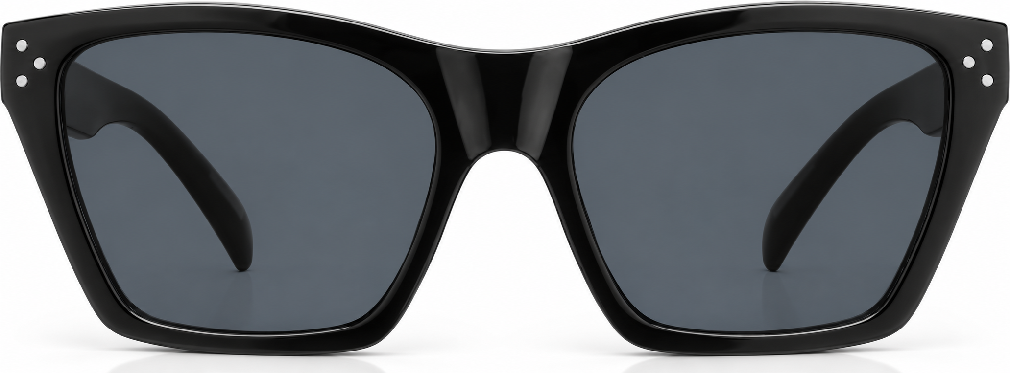 Black Square Sunglasses · Black · reference