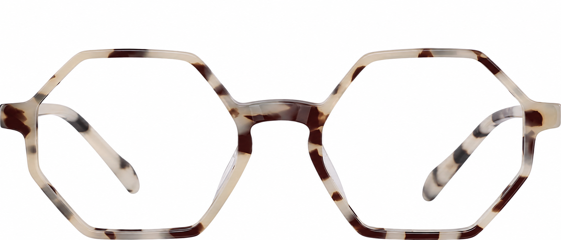Ivory Tortoiseshell Geometric Glasses · Ivory Tortoiseshell · reference