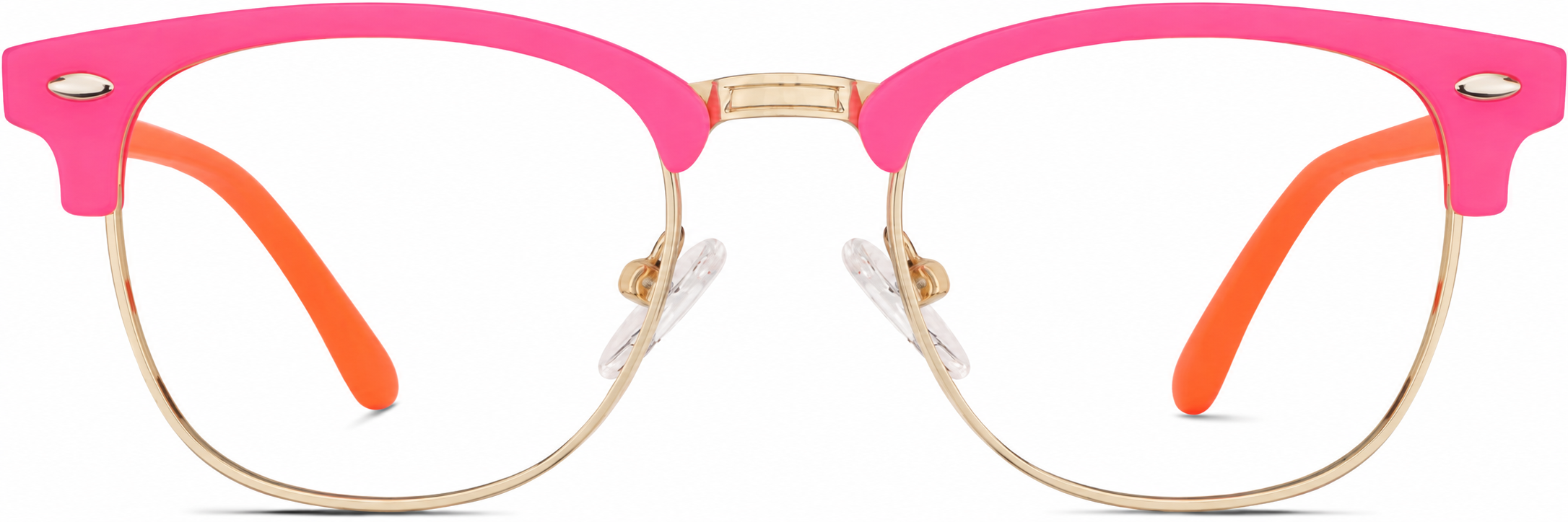 Pink Kids' Browline Glasses · Pink · reference