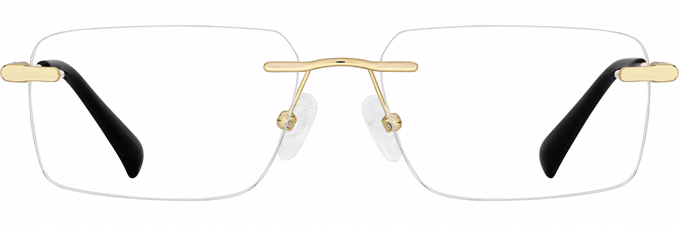 Gold Customizable Rimless Glasses · Gold · reference