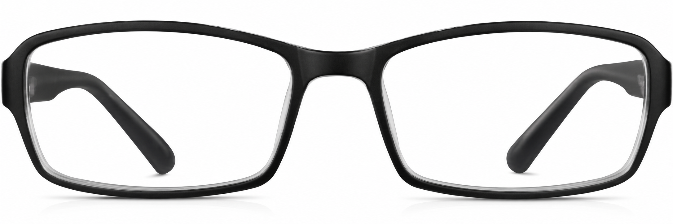 Black Kids’ Rectangle Glasses · Black · reference