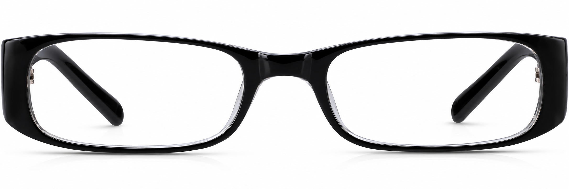 Black Rectangle Glasses · Black · reference