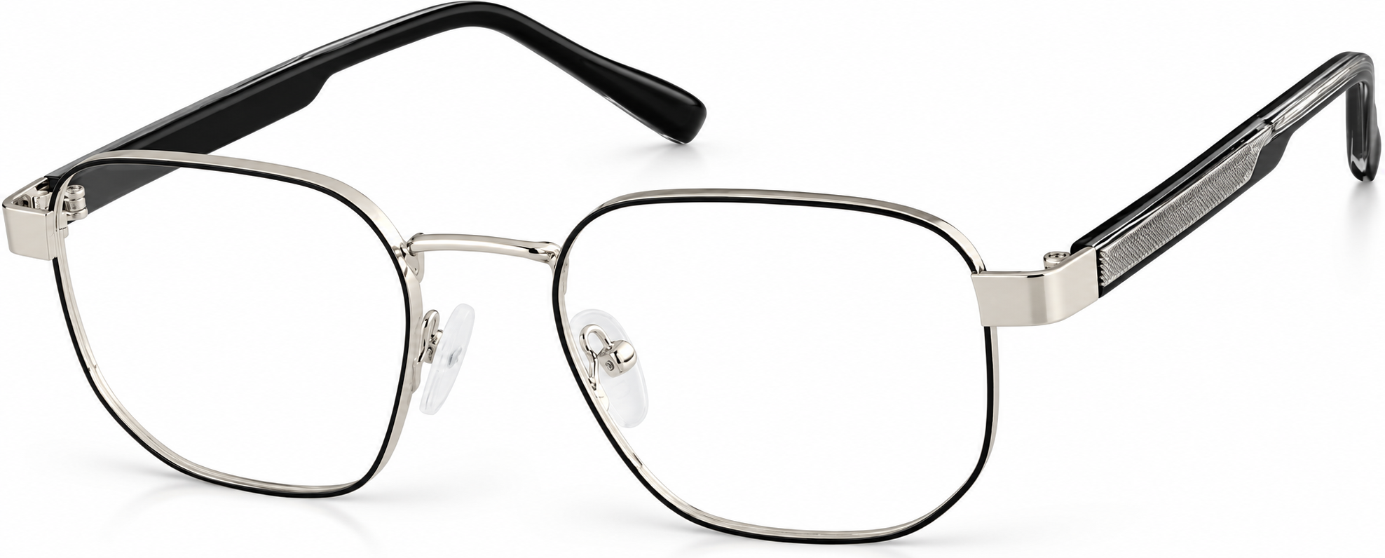 Black Geometric Glasses · Black · reference