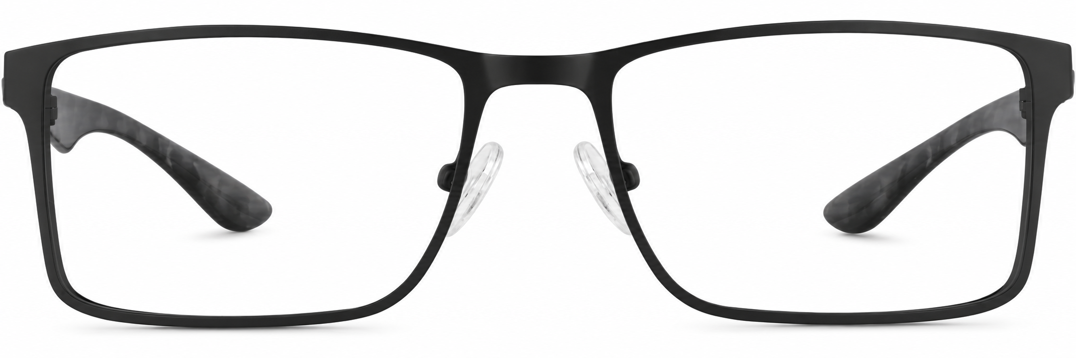 Black Rectangle Glasses · Black · reference