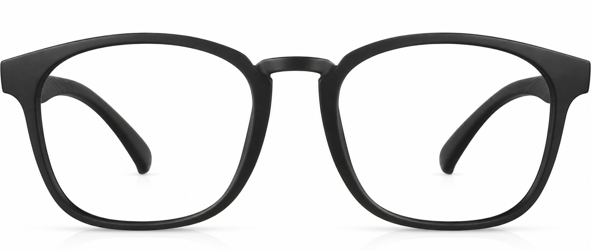 Black Square Glasses · Black · reference