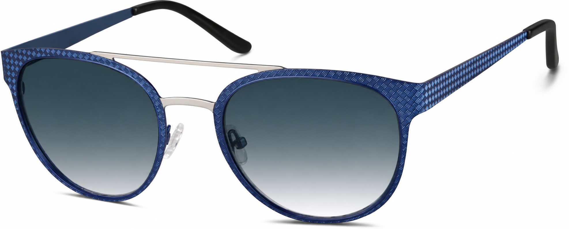 Premium Round Sunglasses · Blue · reference