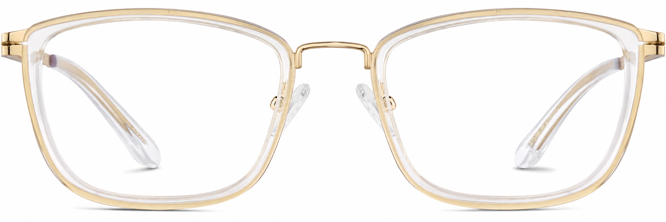 Translucent Women's Rectangle Glasses · Translucent · reference