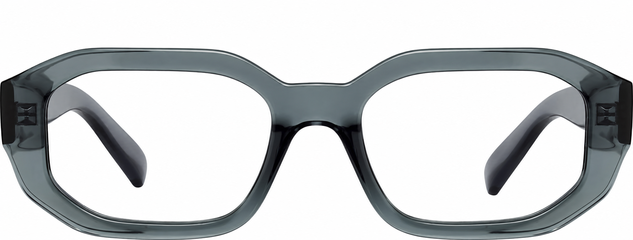 Gray Geometric Glasses · Gray · reference
