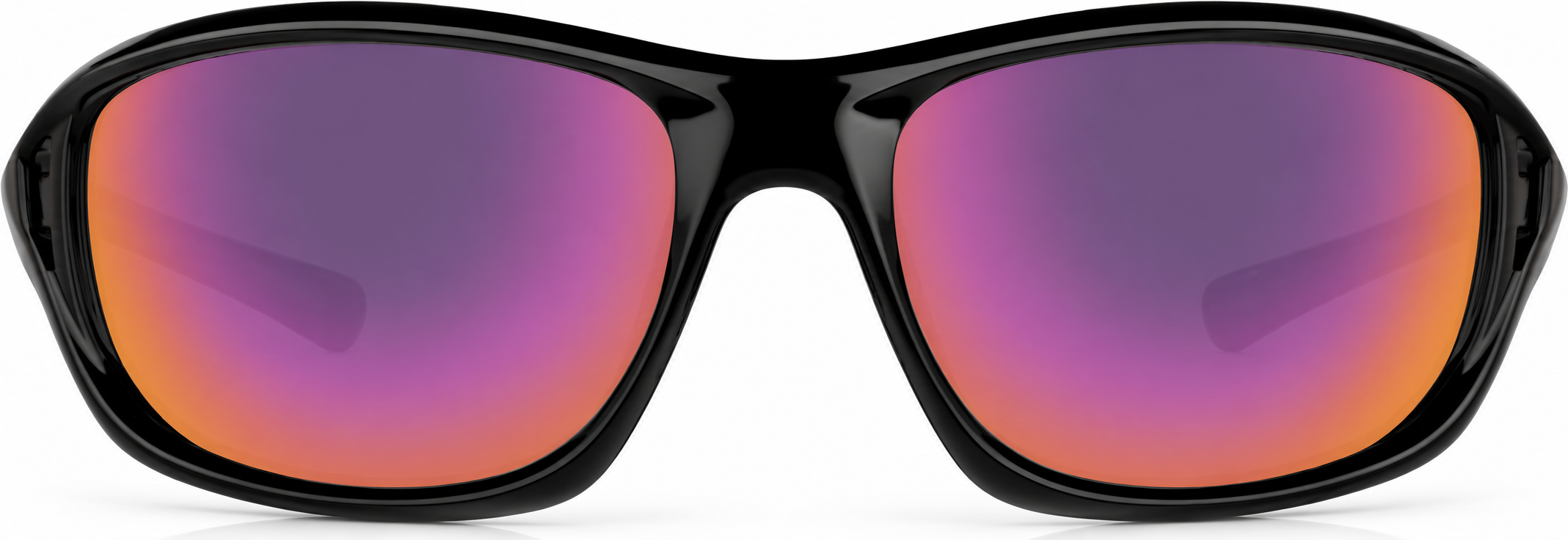 Black Wrap-Around Sunglasses · Black · reference