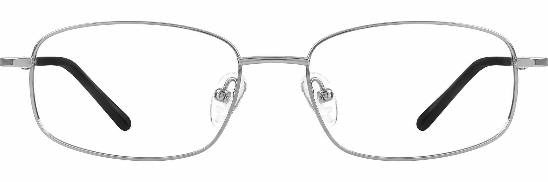 Silver Rectangle Glasses · Silver · reference
