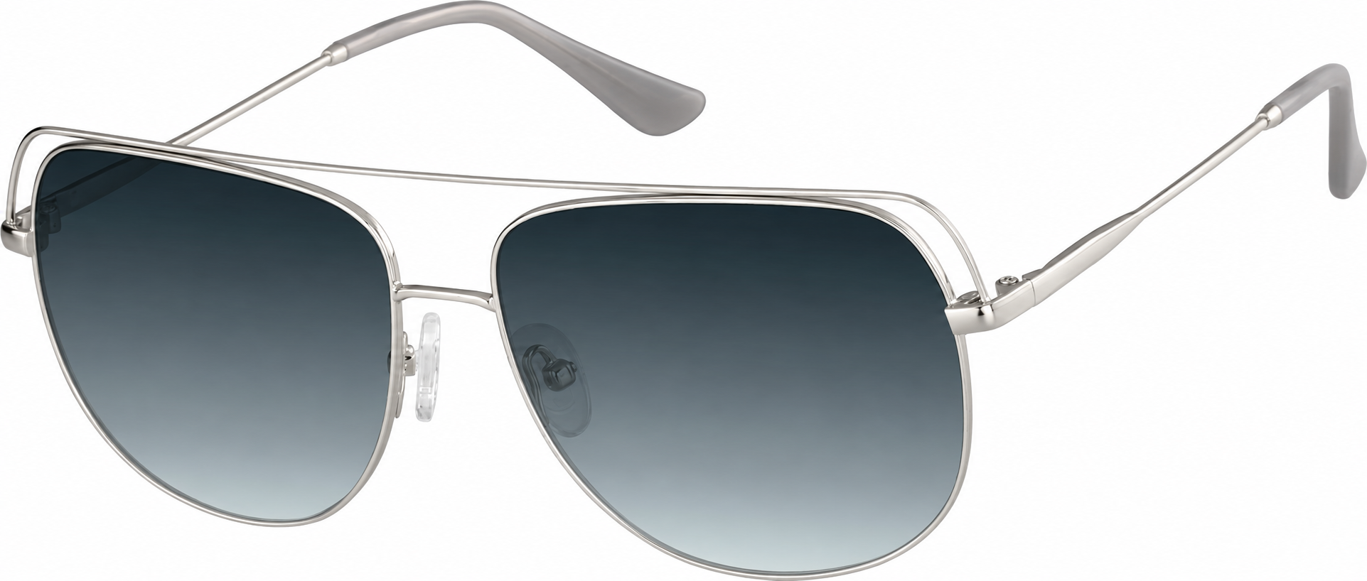 Premium Aviator Sunglasses · Silver · reference