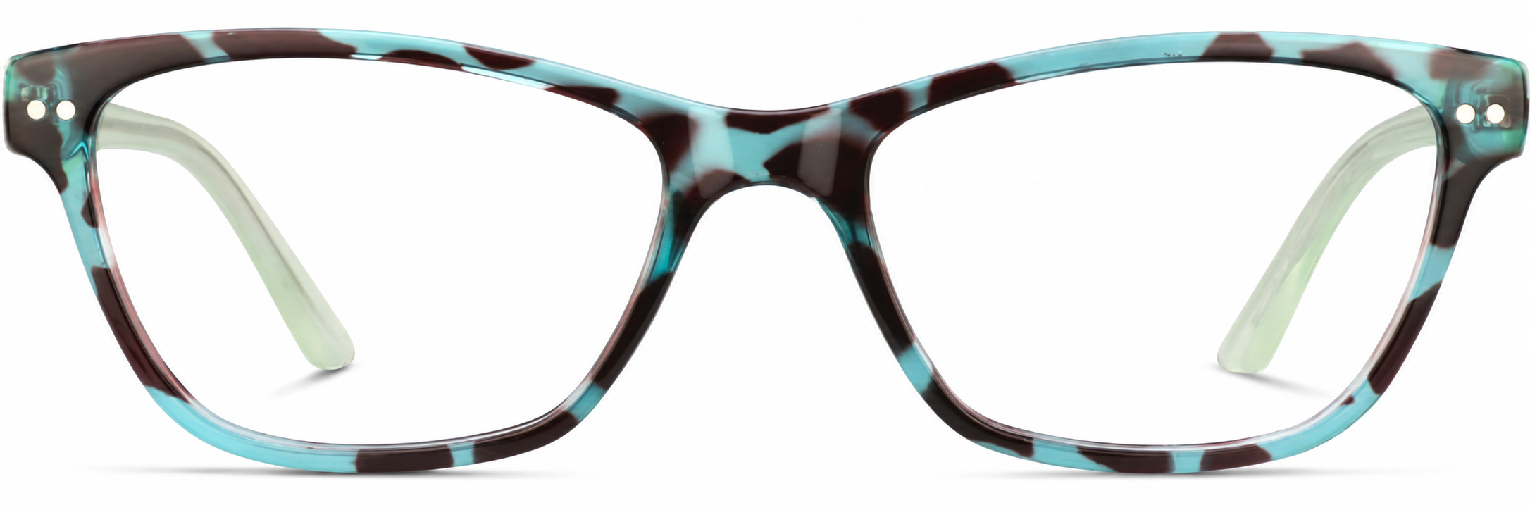 Green Tortoiseshell Rectangle Glasses · Green Tortoiseshell · reference