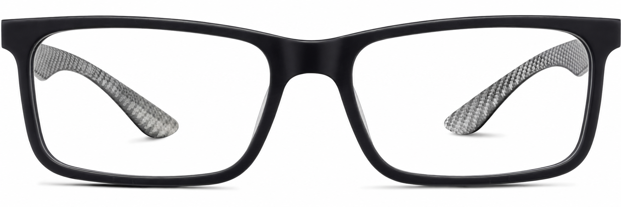 Black Rectangle Eyeglasses · Black · reference