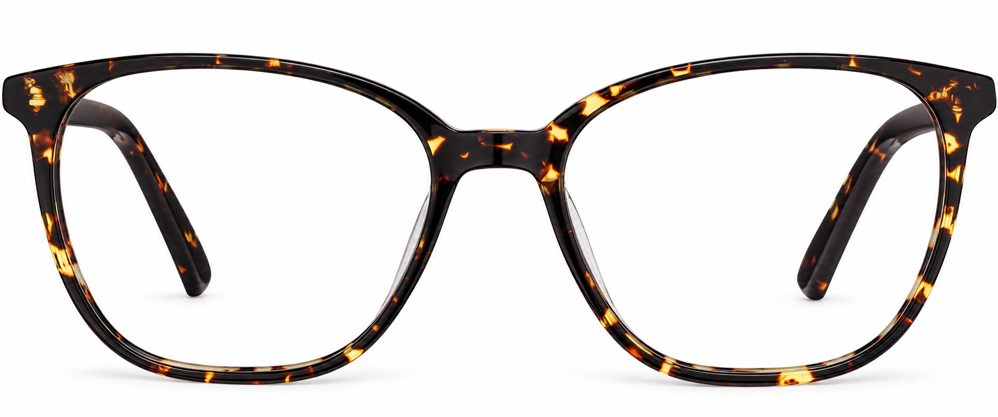 Tortoiseshell Square Eyeglasses · Tortoiseshell · reference