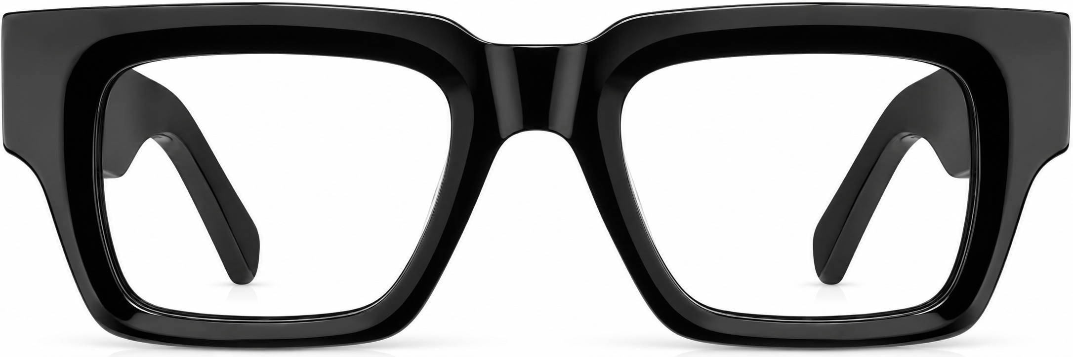 Black Square Glasses · Black · reference
