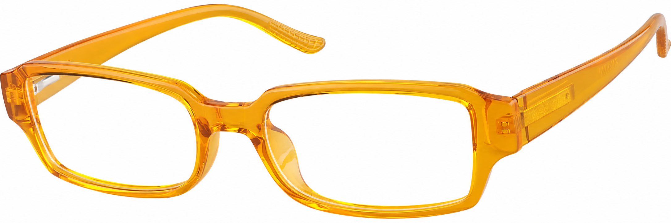 Orange Rectangle Glasses · Orange · reference