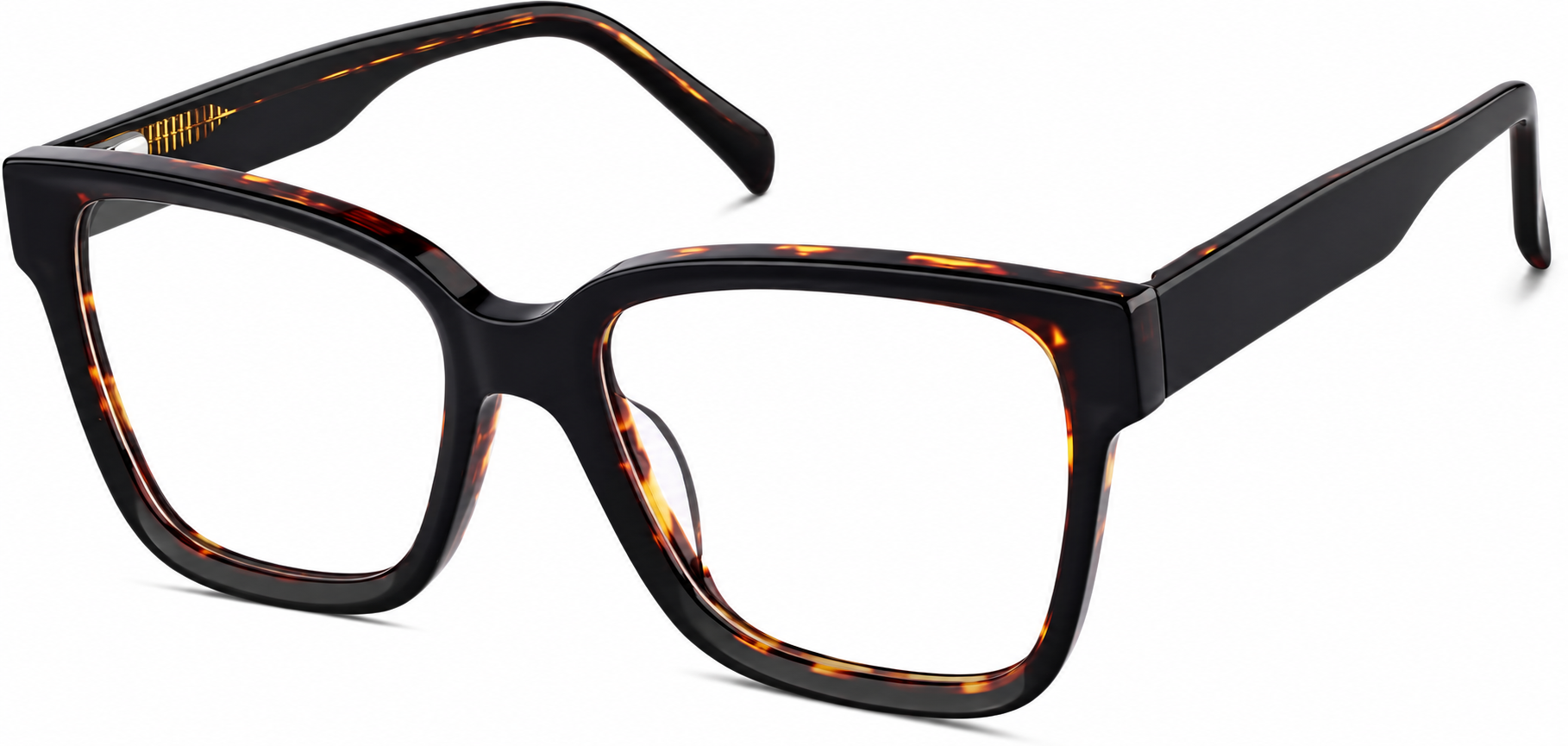 Tortoiseshell Square Glasses · Tortoiseshell · reference