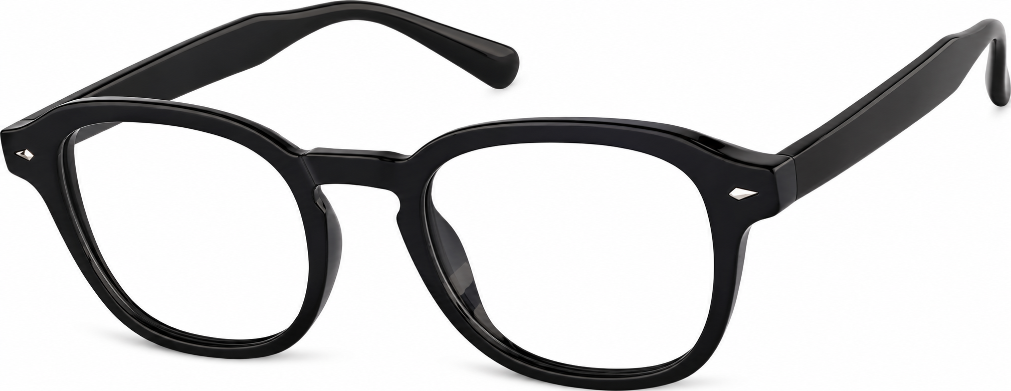 Square Glasses · Black · reference