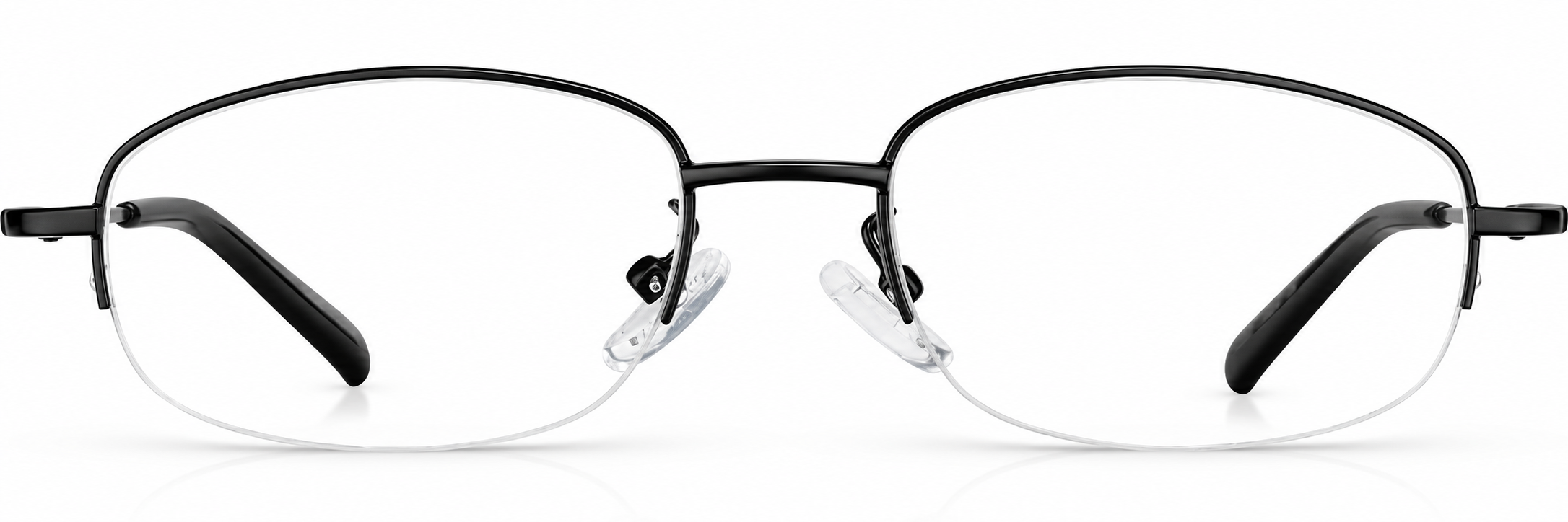 Black Oval Glasses · Black · reference