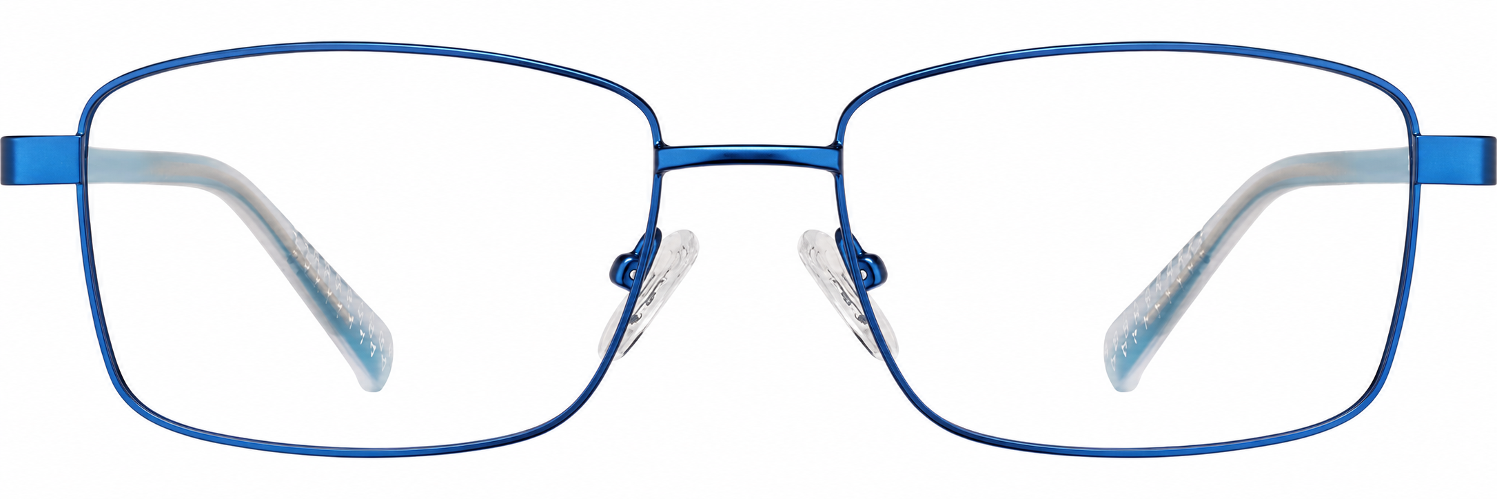 Blue Rectangle Glasses · Blue · reference