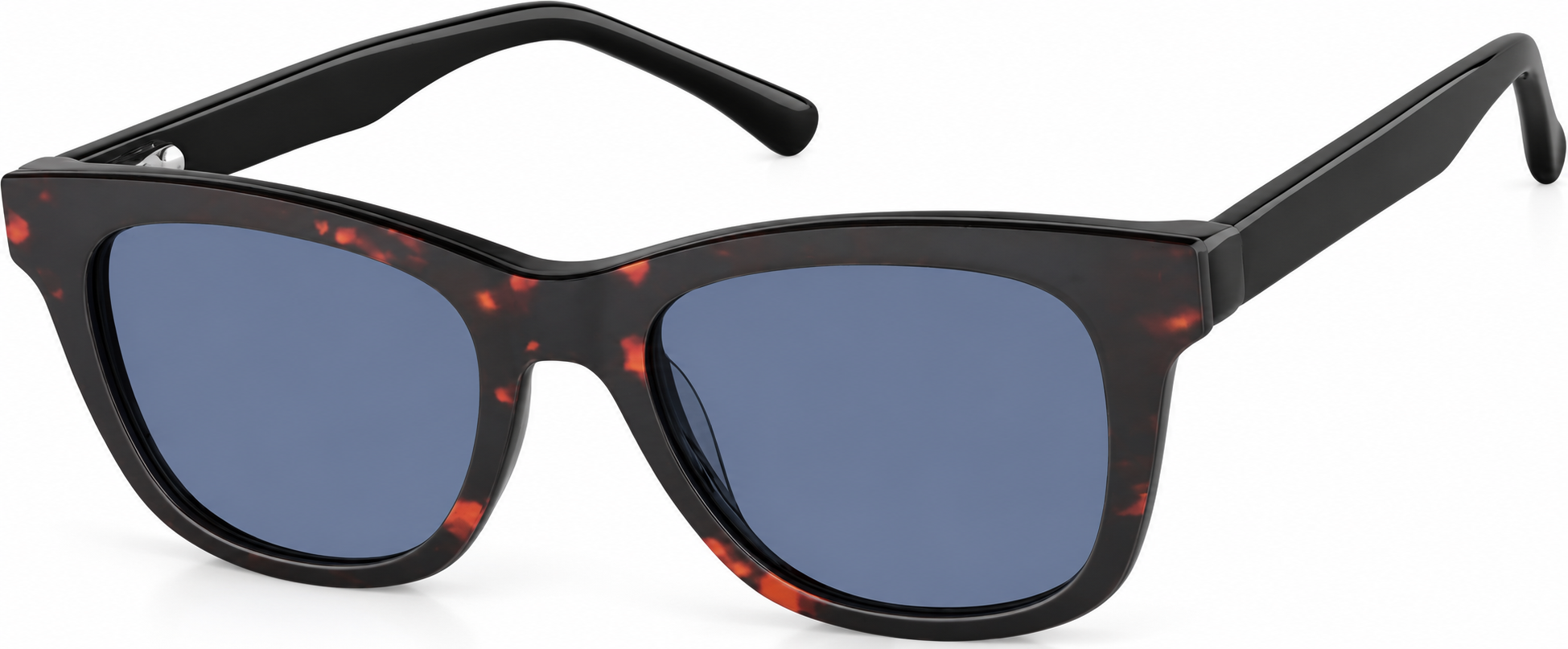 Black Kids' Polarized Square Magnetic Clip-on Glasses · Black · reference