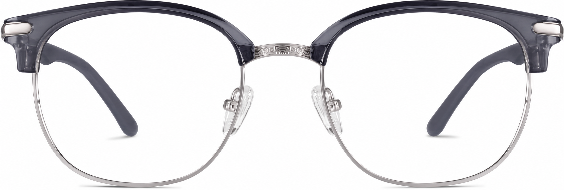 Gray Browline Glasses · Gray · reference